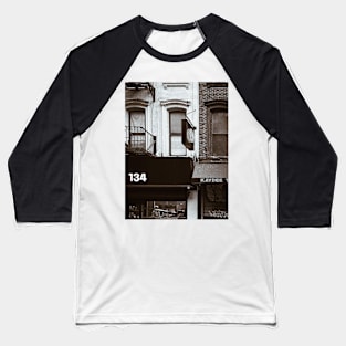 Lower East Manhattan Building New York City Baseball T-Shirt